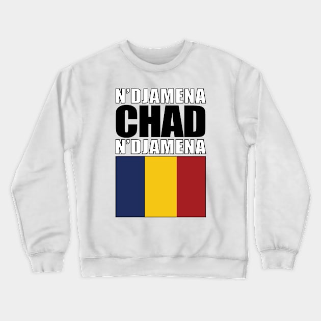 Flag of Chad Crewneck Sweatshirt by KewaleeTee